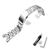 ราคา สแตนเลสสตีลสายคล้องคอ Fit Casio G shock GST B100 GST 210 GST S300 GST S110 GST S100 GST S100 (18383018620)