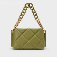 ราคา CHARLES and KEITH CK2 20671366 Ladies Rhombus Chain Portable Shoulder Bag (14838117961)