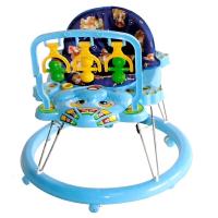 ราคา รถเด็กหัดเดินหน้าหมี มีเสียงเพลง no 804 คละสี รุ่น Baby Walker stroller toy kids music blue 05d Psk2 (4287274175)