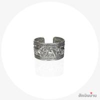 ราคา ฮักเงินน่านพร้อมจัดส่ง งามอย่างไทยด้วยกำไลช้าง กำไลตอกลายช้าง กำไลเงินแท้ 92 5 กำไลวินเทจ เครื่องเงินเมืองน่าน (20816366842)