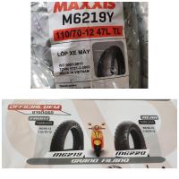 ราคา ยางนอก เรเดียล Maxxis 110 70 12 ไม่ใช้ยางใน ยางติดรถ Grand Filano (18345863852)