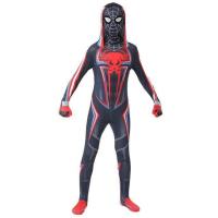 ราคา Halloween 2099 Spider man Superhero Cosplay Costume Boys Blue Red Bodysuit Zentai Full Body Suit Adult Kids (20486272455)