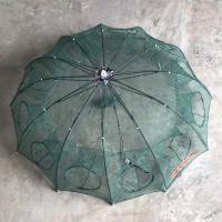 ราคา ร่มดักกุ้ง 12 ช่อง มุ้งดักปลา ตาข่ายดักปลา ตาข่ายดักกุ้ง ที่ดักปลา กุ้ง อุปกรณ์จับปลา ขนาด 15x59x6 ซม (10637861638)