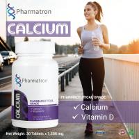 ราคา แคลเซียม พลัส วิตามินดี x 1 ขวด ฟาร์มาตรอน Calcium plus Vitamin D Pharmatron 30 เม็ด x 1500 mg (4682814106)