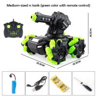 ราคา 1 18 RC Tank Car 1 18รถถัง RC รถ12กม ชม All Terrains ยานพาหนะไฟฟ้าสามารถเปิดตัว WaterBomb รถหุ้มเกราะ180 หมุนการถ่ายภาพและ360 หมุนรถ2 4G รีโมทคอนโทรลรถถังของเล่นสำหรับเด็ก (9203574027)