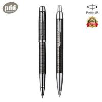 ราคา เซ็ท 2 ด้าม PARKER ปากกาป๊ากเกอร์ ไอเอ็ม พรีเมี่ยม ชิเซิล โรลเลอร์บอล และลูกลื่น 2 pcs SET PARKER IM PREMIUM CHISELLED ROLLERBALL PEN AND BALLPOINT PEN ราคาพิเศษ พร้อมกระดาษห่อของขวัญ (352932768)