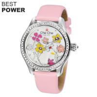 ราคา Che Che brand minimalist high end watch beautiful girl style genuine leather strap Japanese movement womens watch 5ATM waterproof (16926455955)