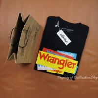 ราคา เสื้อยืดผู้ชาย Wrangler นำเข้า Wrangler USA เสื้อยืดนำเข้าสีดำ (19493805000)