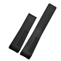 ราคา Watchbands Bracelet For TAG HEUER CARRERA Watch Accessories Metal Fold Insurance Buckle Strap Silicone Rubber Watch Band Chain (14366676737)