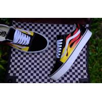 ราคา Vans Old Skool Fire Black ลายไฟ แท้100 พร้อมส่ง สินค้ามีกล่อง (17437516935)
