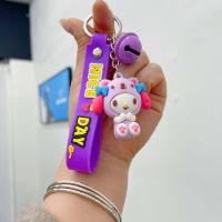 ราคา SANRIO Kuromi พวงกุญแจน่ารักตุ๊กตา Hello Kitty การ์ตูนอะนิเมะ My Melody พวงกุญแจรถยนต์ Cinnamoroll พวงกุญแจพวงกุญแจห้อยกระเป๋าของขวัญ (21170714709)