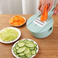 ราคา เครื่องตัดหั่นผัก สลัดอเนกประสงค์หั่นผักสับมันฝรั่งแครอทด้วยตนเองตัดฉีกขูดเพื่อความสะดวกในครัวเครื่องมือหั่นผัก (18652024482)