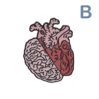 ราคา หมุดเคลือบศิลปะฮาโลวีนเข็มกลัดหัวใจทางการแพทย์ขาเข็มกลัดติดป้ายกางเกงยีนส์ (19659987919)