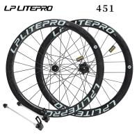 ราคา LP Litepro คาร์บอน Wheelset 406 451 20นิ้วดิสก์เบรก Wheelset สำหรับจักรยานพับ Litepro คาร์บอนไฟเบอร์ตรงดึงแบริ่ง Hub ดิสก์เบรกด้านหน้า24หลุมด้านหลัง24 (16491749268)