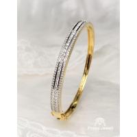 ราคา กำไลเพชรแท้ ทองแท้ รุ่นTrois Wrist (12582738986)
