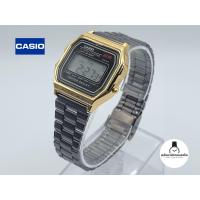 ราคา นาฬิกาข้อมือ นาฬิกาแฟชั่น นาฬิกาผู้ชาย ผู้หญิง casio สายสแตนเลสสีทอง กันน้ำ100 (20617713938)