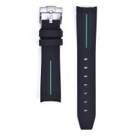 ราคา ที่มีคุณภาพสูง TPU โค้ง End ยางซิลิโคนสายนาฬิกาข้อมือ20มิลลิเมตร21มิลลิเมตร22มิลลิเมตรสายกีฬาดำน้ำกันน้ำขาหัวเข็มขัดสำหรับโอเมก้าแบรนด์นาฬิกาวง (14924010853)