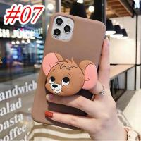 ราคา เคส for 13 12 11 Pro X XS XR Max 8 7 6 6S Plus SE 2020 3D Candy Solid Color Cartoon Soft Case Cover Cat Mouse Stand (20583205087)