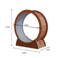 ราคา ลู่วิ่งแมว ออกกำลังกาย Cat treadmill ขนาดใหญ่ ล้อวิ่งไม้ วงล้อ กรงล้อแมว ที่ออกกำลังกายสัตว์เลี้ยง ลู่วิ่งสำหรับสัตว์เลี้ยง (21073694044)