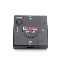 ราคา Full HD 1080จุด3พอร์ตHDMI V1 4สวิตช์ตัวสวิตช์ตัวแยก3อินพุท1เอาท์พุทกล่องHDMI Selector Adapter (20353483638)