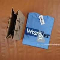 ราคา เสื้อยืดผู้ชาย Wrangler นำเข้า Wrangler USA เสื้อยืดนำเข้าสีดำ (19493804946)