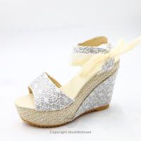 ราคา รองเท้าคัทชูแฟชั่น ส้นตึกสูง 4 นิ้ว เปิดหัว แต่งลูกไม้ โบว์ ไซส์ 35 39 (10169936948)