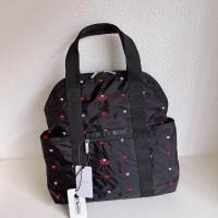 ราคา Lesportsac backpack Hand bag schoolbag travel bag 2442 portable trolley case (19623732203)