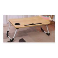 ราคา โต๊ะวางโน้ตบุ๊ค 25 โต๊พับได้ พับเก็บได้ ประหยัดพื้นที่ โต๊ะวางคอมพิวเตอร์ โต๊ะญี่ปุ่น มีที่วางแก้ว และไอแพด (15429400704)