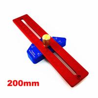 ราคา Aluminum Alloy Scale Measure Scribing Ruler 200300400mm Woodworking T type Hole Ruler Marking Tool (10074701909)