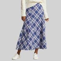 ราคา Sale Polo Ralph Lauren กระโปรงผู้หญิง Skirt Plaid Linen Paneled Skirt รุ่น WMPOSKTNDR20075 สีหลากสี (20878634058)