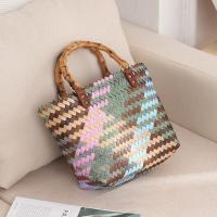 ราคา กระเป๋าถือสตรีหวายแบบโบราณกระเป๋าตะกร้าสานหวายทำมือกระเป๋าหมวกฟางชายหาดทำมือกระเป๋าโท้ทขนาดเล็กลำลอง (20135285280)