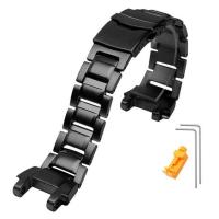 ราคา สายสายนาฬิกาข้อมือการทดแทนเหล็กสแตนเลสสำหรับ G Shock MTG B1000ผู้ชายโลหะเคลือบด้านอุปกรณ์เสริมสร้อยข้อมือ (18014126428)