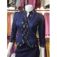 ราคา เสื้อไหมหม่อนทรงภูไทแถบฝ้ายทอมือ (15359774468)