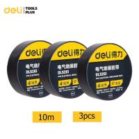 ราคา Deli เทปพันสายไฟ เทปพัน เทปพันสายไฟไวนิล กาวพันสายไฟ 10 20M สีดำ เนื้อกาวไม่เหนียว ไม่ซึม ไม่รั่ว ใช้งานง่าย Insulation Tape (20562883668)