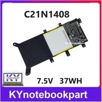 ราคา BATTERY ORIGINAL ASUS แบตเตอรี่ ของแท้ ASUS VivoBook 4000 MX555 V555L V555LB V555U Series C21N1408 (19976620234)
