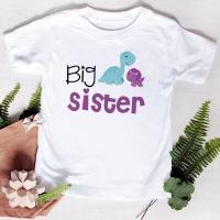 ราคา Big Sister Little Brother เด็กไดโนเสาร์ T เสื้อสำหรับชายหญิงชุดจับคู่เสื้อฤดูร้อน T เสื้อเด็กเสื้อผ้าแขนสั้น (15768937859)