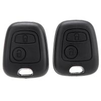 ราคา 2Pcs รถรีโมท Keyless ที่เก็บกุญแจสำหรับ Citroen C1 C4 Peugeot 107 207 307 407 206 306 406 (2042344564)