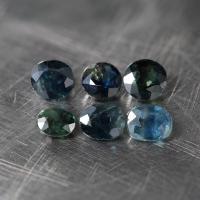 ราคา 1 20 ct ไพลิน เผาเก่า Heated Green Blue Sapphire บางกะจะ ทรงกลม ไข่ (18871612690)