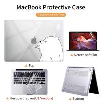 ราคา Laptop Case for Macbook Air 13 M1 Chip Pro 16 15 15 6 Inch New Touch Bar 2020 Notebook Cover A2179 A2337 A1278 A1466 A1989 (10437638110)