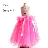 ราคา ZZOOI Flamingo Tutu Dress with Headband Wing Girls Long Bird Feather Fancy Costume Kids Birthday Party Princess Gown Dresses (18135318373)