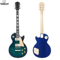 ราคา Studyset IN stock LP Electric Guitar 22 Fret Wood Electric Guitar With 6 Strings Musical Instruments 100CM Long Educational Toys (21187314306)