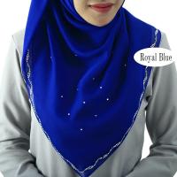 ราคา ผ้าคลุมบาวา เพชรขอบ ขนาดหลาสกรู เนื้อผ้าคอตตอน แบรนด์ Hidayu (20865773918)