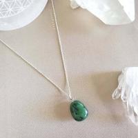 ราคา สร้อยคอเงินจี้หินซอยไซต์รูบี้ Zoisite Ruby (17772174195)