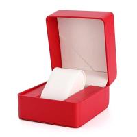 ราคา พร้อมส่ง กล่องใส่นาฬิกา กล่องนาฬิกา Watch Box กล่องใส่สร้อยข้อมือ กำไล กล่องเก็บนาฬิกาข้อมือ กล่องหนังนาฬิกา Leather Watch Box สีแดง กล่องของขวัญ (19489952388)