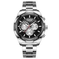 ราคา Bosck นาฬิกาควอทซ์ผู้ชายหรูหราธุรกิจลำลอง30เมตรกันน้ำปฏิทินคู่ส่องสว่างสายสแตนเลสนาฬิกา Relogio Masculino (19202196744)