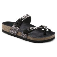 ราคา รองเท้าแตะแฟชั่น Beach sandals Original 2022 New Birkenstockรองเท้าแตะ Women Mayari Birko Flor Metallic Stones Black (17921412054)