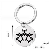 ราคา พวงกุญแจสแตนเลส12กลุ่มดาวทหารสำหรับผู้ชาย (21075587969)