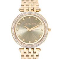 ราคา Michael Kors Ladies Gold Tone Stainless Steel Crystal Watch MK3216 39mm (18329536290)