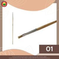 ราคา พู่กันจีน ปากแบนขนขาว ขนละเอียด เบอร์ 1 2 4 6 8 10 12 14 16 18 20 22 24 OILPAINTING BRUSH พู่กันจีน พู่กัน ขนขาวปากแบน พู่กันขนนุ่ม มิตสห Mitsaha (12726685705)