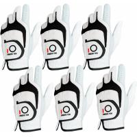 ราคา FINGER TEN Mens All Weather Cabretta Synthetic Leather Natural Fit Velcro Durable Left Hand Lh Right Hand Rh Golf Glove Value 3 6 Pack Large 6Pcs Worn on Left Hand (20705365525)